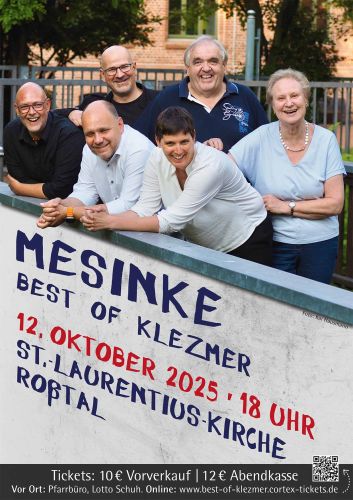 Tickets für Mesinke – Best of Klezmer am 12.10.2025 - Karten kaufen